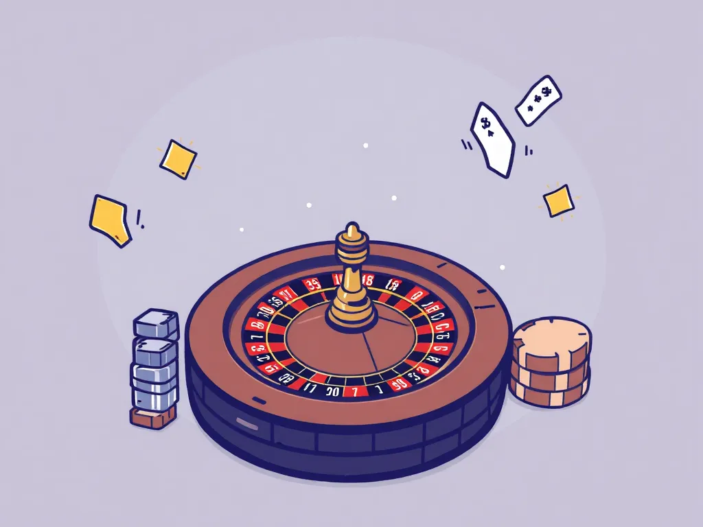 Hình minh họa: Cấu Trúc Bánh Xe và Bàn Cược Roulette Tại GO88